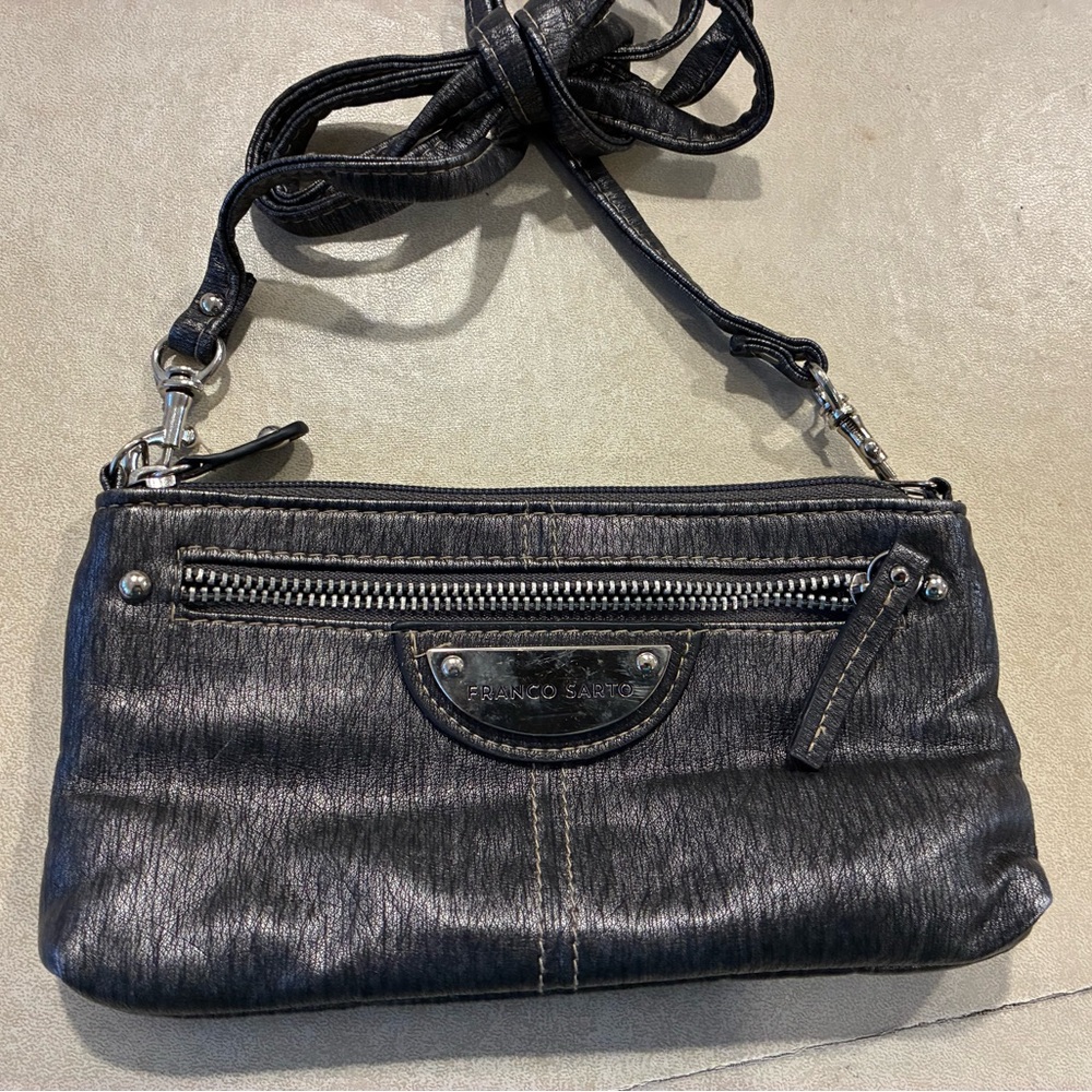 Franco Sarto Charcoal Crossbody Bag